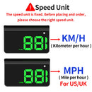KWHUD K1 Universal HUD Car GPS Digital Speedometer