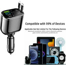 Ultra Fast Car Charger 5 Ports Dual PD Intelligent Display