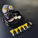 Turbo Boost Eye Car Ornament – Cute Big Eye Dashboard Decoration, Auto Styling Accessory