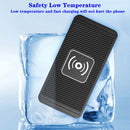 Car Wireless Charger Silicone Pad Fast Charger for iPhone 16/15 & Samsung S24/S23