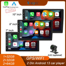 BQCC 4-Core 2DIN Car Radio Android Auto CarPlay WiFi BT GPS