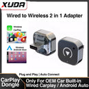 Adaptador inalámbrico CarPlay Android Auto XUDA