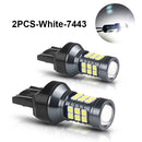 NLpearl 2 bombillas LED T20 7440 WY21W W21W 7443 W21/5W LED T20 superbrillantes 3030SMD, luz de marcha atrás para luz de señal de coche