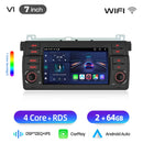 Junsun 7" Wireless CarPlay Android Auto Car Stereo for BMW E46 M3 318 320 325 330 335 – GPS, WiFi, 4G, 8-Core, RDS