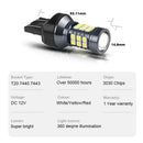 NLpearl 2 bombillas LED T20 7440 WY21W W21W 7443 W21/5W LED T20 superbrillantes 3030SMD, luz de marcha atrás para luz de señal de coche