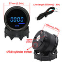AD52 52mm Digital Car Multigauge – Turbo Boost PSI BAR, RPM, Oil & Water Temp, Oil Pressure, Voltmeter