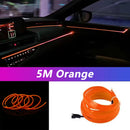 KIEND Fio EL LED USB Flexible de 5V para Luz Ambiental de Coche