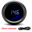 AD52 52mm Digital Car Multigauge – Turbo Boost PSI BAR, RPM, Oil & Water Temp, Oil Pressure, Voltmeter