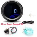 AD52 52mm Digital Car Multigauge – Turbo Boost PSI BAR, RPM, Oil & Water Temp, Oil Pressure, Voltmeter