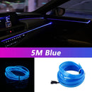 KIEND Fio EL LED USB Flexible de 5V para Luz Ambiental de Coche