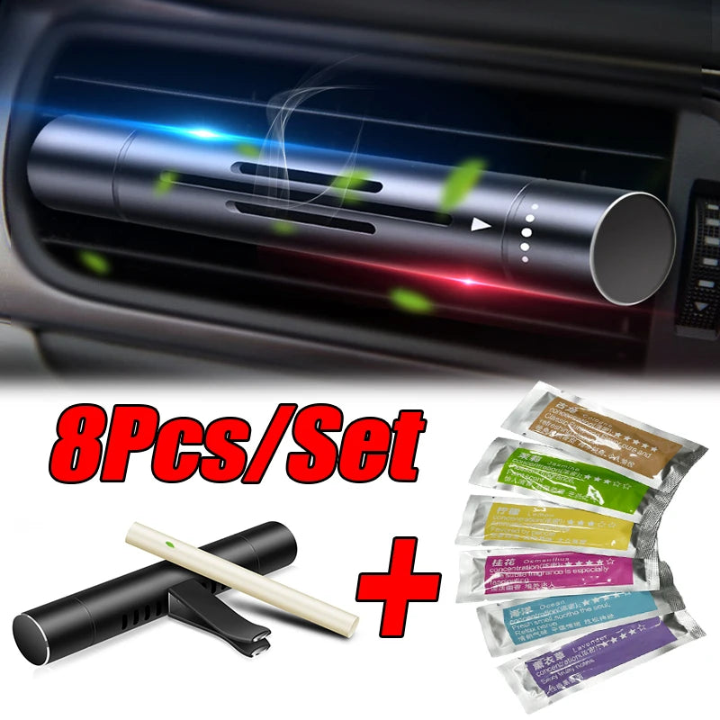 Car Air Freshener 8PCS Auto Interior Perfume Aroma