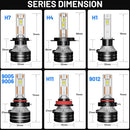 Dualvision LED Headlight Bulb 5570 CSP Canbus Car Lamp