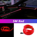 KIEND Fio EL LED USB Flexible de 5V para Luz Ambiental de Coche