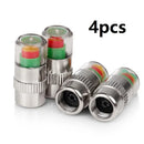 Car Tire Pressure Alert External Detection 4PCS Sensor