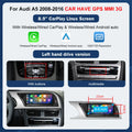 8.9"/12.3" Multimedia Touch Screen Display for Audi A5 S5 2008–2016 – Wireless CarPlay, Android Auto, AirPlay, Miracast