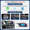8.9"/12.3" Multimedia Touch Screen Display for Audi A5 S5 2008–2016 – Wireless CarPlay, Android Auto, AirPlay, Miracast