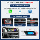 8.9"/12.3" Multimedia Touch Screen Display for Audi A5 S5 2008–2016 – Wireless CarPlay, Android Auto, AirPlay, Miracast
