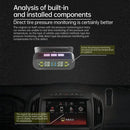 Smart TPMS Sensor de Pressão de Pneus Carro – 4 Sensores Externos, Monitor Solar com Alarme Inteligente