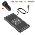 Car Wireless Charger Silicone Pad Fast Charger for iPhone 16/15 & Samsung S24/S23