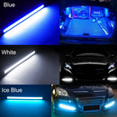 COB LED Car DRL Strip Lights 12V Aluminum Waterproof 10PCS