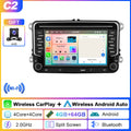 LeeKooLuu Android 13 Car Stereo 4GB+64GB with GPS & CarPlay for VW Skoda Octavia Golf 5 6 Touran Passat Polo Jetta