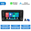 Player Multimídia Android 14 para Audi A3 2/8P (2003–2013) – 128GB, CarPlay Android Auto Wireless, DSP GPS