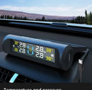 Car Tire Pressure Monitoring System 4 External Sensors Alarm