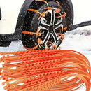 Cintas Antideslizantes para Neumáticos Desechables | Tracción en Nieve y Hielo – Pack 10