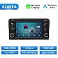 Player Multimídia Android 14 para Audi A3 2/8P (2003–2013) – 128GB, CarPlay Android Auto Wireless, DSP GPS