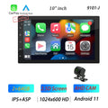 BQCC 4-Core 2DIN Car Radio Android Auto CarPlay WiFi BT GPS