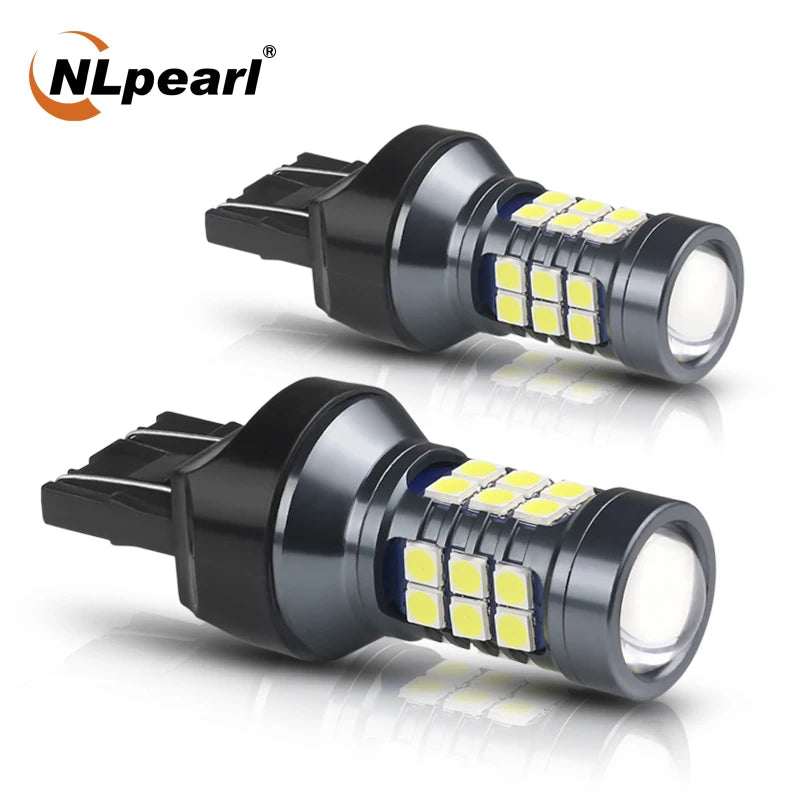 NLpearl 2 bombillas LED T20 7440 WY21W W21W 7443 W21/5W LED T20 superbrillantes 3030SMD, luz de marcha atrás para luz de señal de coche