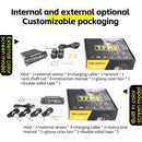 Car Tire Pressure Monitoring System 4 External Sensors Alarm