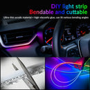 Symphony LED Neon Automotivo RGB 18IN1 – Luz Ambiente Interna Colorida com Música e Efeito Rainbow