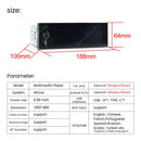 DIN Wireless CarPlay Android Auto HD Touch Car Stereo MP5