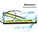 COB LED Car DRL Strip Lights 12V Aluminum Waterproof 10PCS