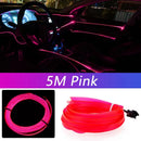 KIEND Fio EL LED USB Flexible de 5V para Luz Ambiental de Coche
