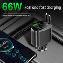 Ultra Fast Car Charger 5 Ports Dual PD Intelligent Display