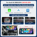 8.9"/12.3" Multimedia Touch Screen Display for Audi A5 S5 2008–2016 – Wireless CarPlay, Android Auto, AirPlay, Miracast