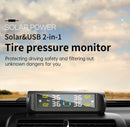 Car Tire Pressure Monitoring System 4 External Sensors Alarm