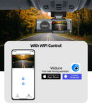 4K Dash Cam UHD Car Camera DVR WiFi GPS