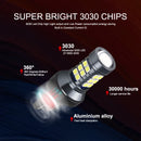 NLpearl 2 bombillas LED T20 7440 WY21W W21W 7443 W21/5W LED T20 superbrillantes 3030SMD, luz de marcha atrás para luz de señal de coche