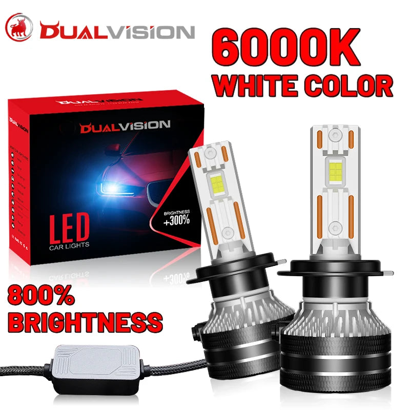 Dualvision LED Headlight Bulb 5570 CSP Canbus Car Lamp