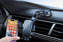 Universal Car Phone Holder with Strong Suction Cup – Stable In-Car Phone Mount for GPS Navigation