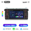 Junsun 7" Wireless CarPlay Android Auto Car Stereo for BMW E46 M3 318 320 325 330 335 – GPS, WiFi, 4G, 8-Core, RDS