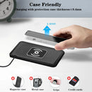 Car Wireless Charger Silicone Pad Fast Charger for iPhone 16/15 & Samsung S24/S23