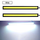 COB LED Car DRL Strip Lights 12V Aluminum Waterproof 10PCS